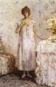 Jean-francois raffaelli Woman in a White Dressing Grown Spain oil painting artist